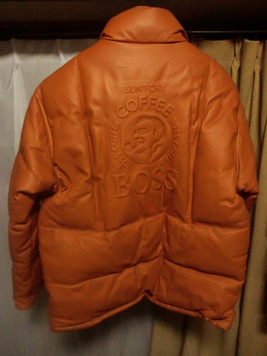 【新品・未使用】BOSS牛革ダウンジャケット