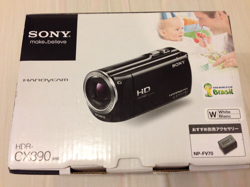 新品未使用 SONY デジタルHDビデオカメラレコーダー「HDR-CX390