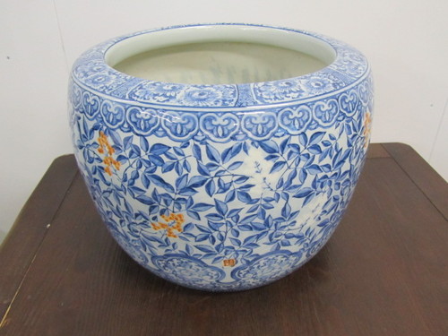 植木鉢/金魚鉢/火鉢◆陶器◆南天◆美品！今人気!!必見♪