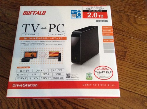 値下げ　新品　HDD バッファロー(BUFFALO) 外付けハードディスク2TB(ブラック) HD-LS2.0TU2C