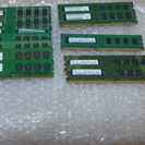 デスク用メモリ　PC2PC3混合　1Gが1２本セットで！