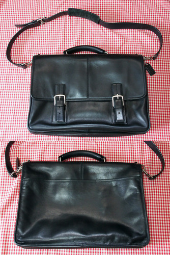【終了】COACH コーチ ビジネスBAG (Black) 中古