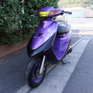 ヤマハ　スーパージョグZ　実働中古美車　フロントタイヤ新品 サイドスタンド付