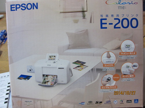 EPSON   E-200   カラリオ　PC不要の写真ﾌﾟﾘﾝﾀｰ＆写真用紙　大量800枚!!