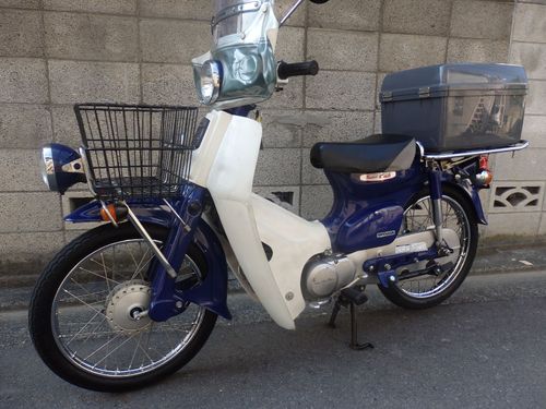 ■今お乗りのバイク、壊れたバイクも高価下取り　銀行マンが乗っていたプレスカブ　キャブ車　キレイです