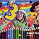 ■新品　ディズニー色鉛筆50色　トイ・ストーリー　カーズ　ミッキー