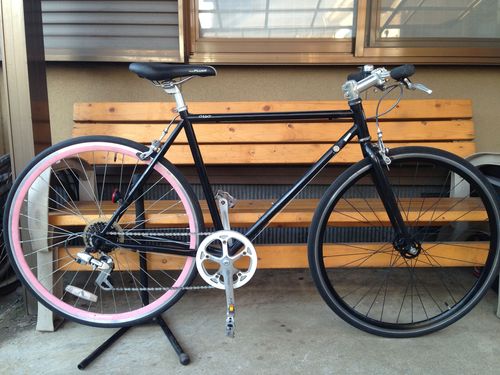 【販売済】【174】クロスバイク　７００×２５Ｃ　外装７段ギヤ【11500円】