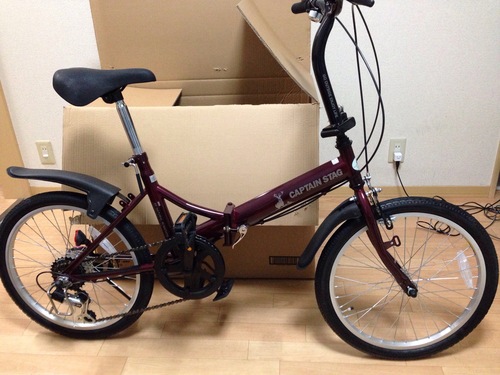 折りたたみ自転車 新品 20インチ 6段変速　キャプテンスタッグ
