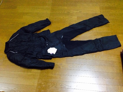 男女兼用バイク用 ジャケットパンツ防寒着 身長165cm前後体重50-60kg位の人用