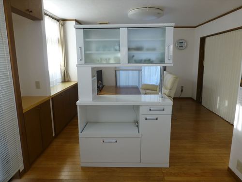 食器棚 チェルシー120㎝幅両面ハッチ