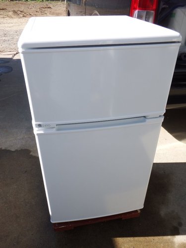 ユーイング 88L 2ドア冷蔵庫（直冷式）ホワイトUING UR-D90F　１３年製