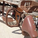 子供乗せ付き（前後）自転車　オートライト　ギア付き★