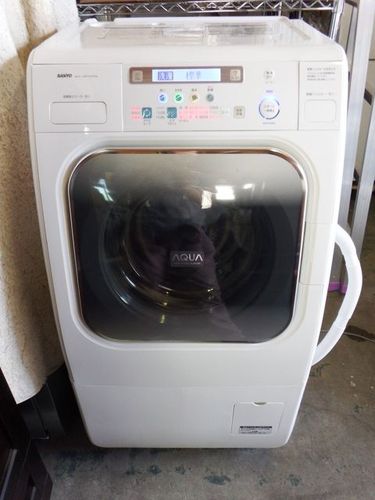 サンヨー ドラム式洗濯機 2007年 9.0kg 乾燥 AWD-AQ2000