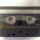 メタルカセットテープ maxell METAL UD