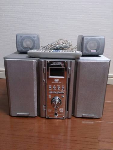【動作品】KENWOOD ミニコンポ RMD-ES9DVD CD 1104 KENWOOD RMD-ES9DVD DVD/CD/MDミニコンポ リモコンあり KENWOOD DVD/CD