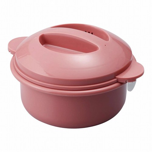 【未使用】電子レンジ専用 グルメ三昧 ピンク　1台5役 簡単料理