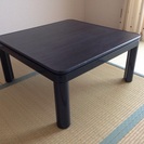 テーブル（黒）75㎝×75㎝