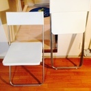 （交渉中）IKEA 折りたたみ椅子　白