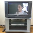 ソニー　28インチ地デジ対応ハイビジョンブラウン管テレビ＋専用テレビ台
