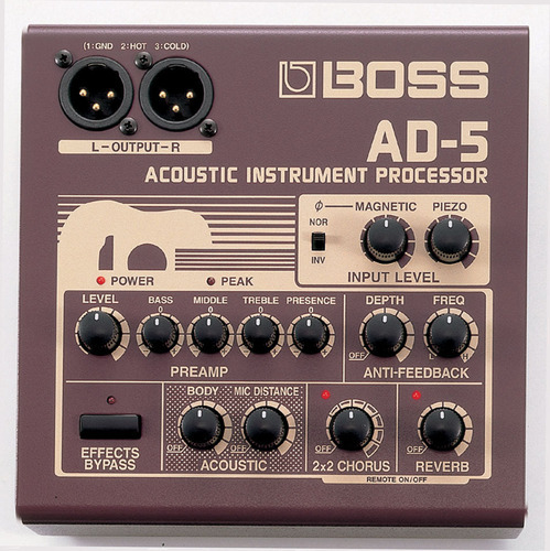 BOSS ボス AD-5 アコースティック プリアンプ | workoffice.com.uy