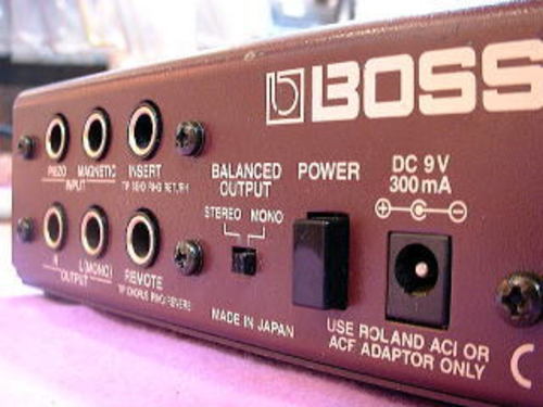BOSS ボス AD-5 アコースティック プリアンプ