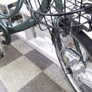 [935]自転車　マルキン　ミニベロ　小径車　20インチ　6段変速　オートライト　BAA自転車安全基準適合　グリーン
