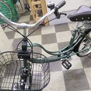 [935]自転車　マルキン　ミニベロ　小径車　20インチ　6段変速　オートライト　BAA自転車安全基準適合　グリーン