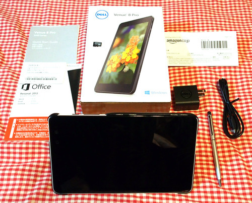 【終了】Dell Venue 8 Pro 3000 32GB WiFi MS Office + SD16GB付き