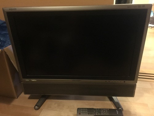 26インチ 地デジ対応TV：AQUOS LC-26GD1