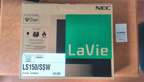 【値下げしました】新品未使用◆NEC LavieS LS150/SSW