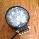LED投光器 DC電源　12V〜24V 27W　スポットタイプ　中古品
