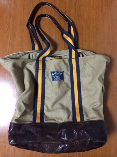 RUGBY RALPH LAUREN トートバック MMⅣ 皮 ラルフローレン