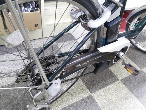 1095]ブリヂストン 電動アシスト自転車 アンジェリーノ 子供乗せ3人