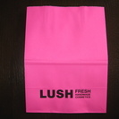 【休止中】　LUSH　可愛いピンクのショッパー　【限定品・未使用...