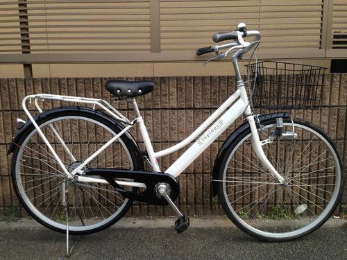 【販売済】【187】シティサイクル　２６インチ　シングルギヤ　ダイナモライト【6500円】