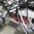 [1164]ブリヂストン　ビレッタ　シティサイクル　27インチ　6段変速　ホワイトフラッシュ2LEDオートライト　時計一体型ハンドルポスト　BAA自転車安全基準適合　状態良好　ホワイト