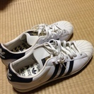 Adidas superstar 紺/白　29.0ｃｍ