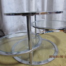 レイアウトフリー３枚ガラス天板テーブル