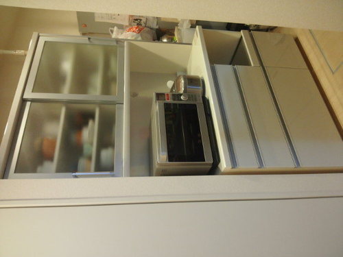 パモウナ キッチンボード 食器棚 LU1200R 1