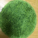【終了】美品☆マット  ラグ  絨毯  グリーン 緑  芝生風 ...
