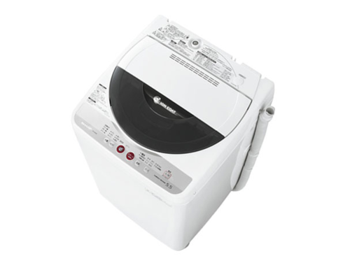 （残り半年の長期保証付）シャープ/ES-GE55K/簡易乾燥機能付/洗濯機/除菌・防臭/クリーニング・動作確認済