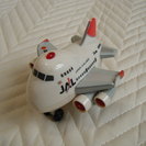 終了　【差し上げます】　JAL飛行機模型　