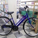 [1211]中古自転車　シティサイクル　27インチ　外装6段　ブルー