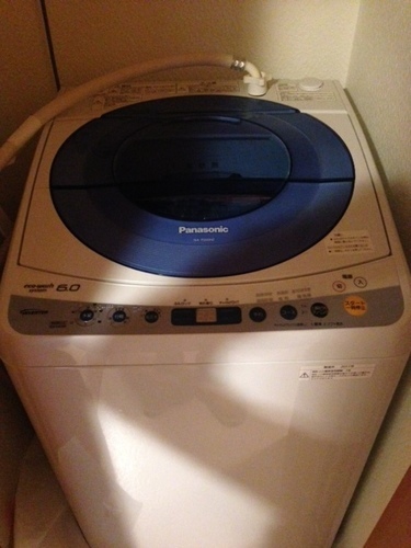 洗濯機　Panasonic6.0kg　2011年製　-　取りに来てくれる方限定