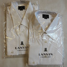 《未使用品・新品同様》LANVINのワイシャツ2枚セット（メンズ...