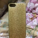 iPhone5ケース ゴールドギラギラ