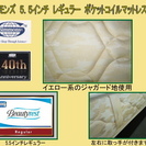 【中古】シモンズベッド　クイーンサイズ　5.5インチマットレス＋照明付ベッドフレーム