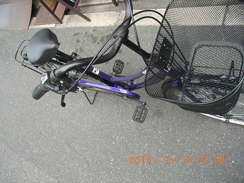 無料配達地域あり、26インチ、パープル、外装6段変速の中古自転車を大阪の出張修理店グッドサイクルが出品