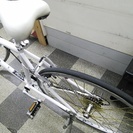 603]中古自転車 クロスバイク 700×28c 6段変速 Vブレーキ ホワイト