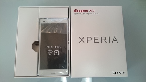■終了■ Z3 compact 白 Docomo SO-02G